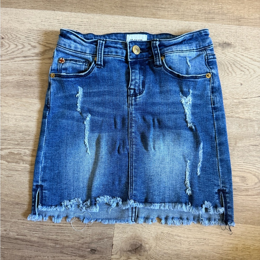 Hudson Jeans Distressed Denim Skirt – Girls Size 7